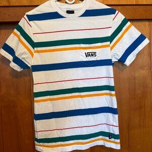 Vans Small Striped Pocket T-Shirt